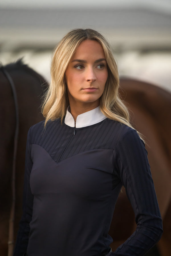 LOLLY Long Sleeve Show Shirt - BellEq™ Equestrian Apparel
