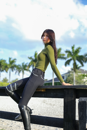 POPPI x Long Sleeve Schooling Top for Women - BellEq™ Equestrian Apparel