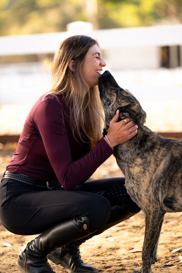 POPPI Long Sleeve Schooling Top - BellEq™ Equestrian Apparel