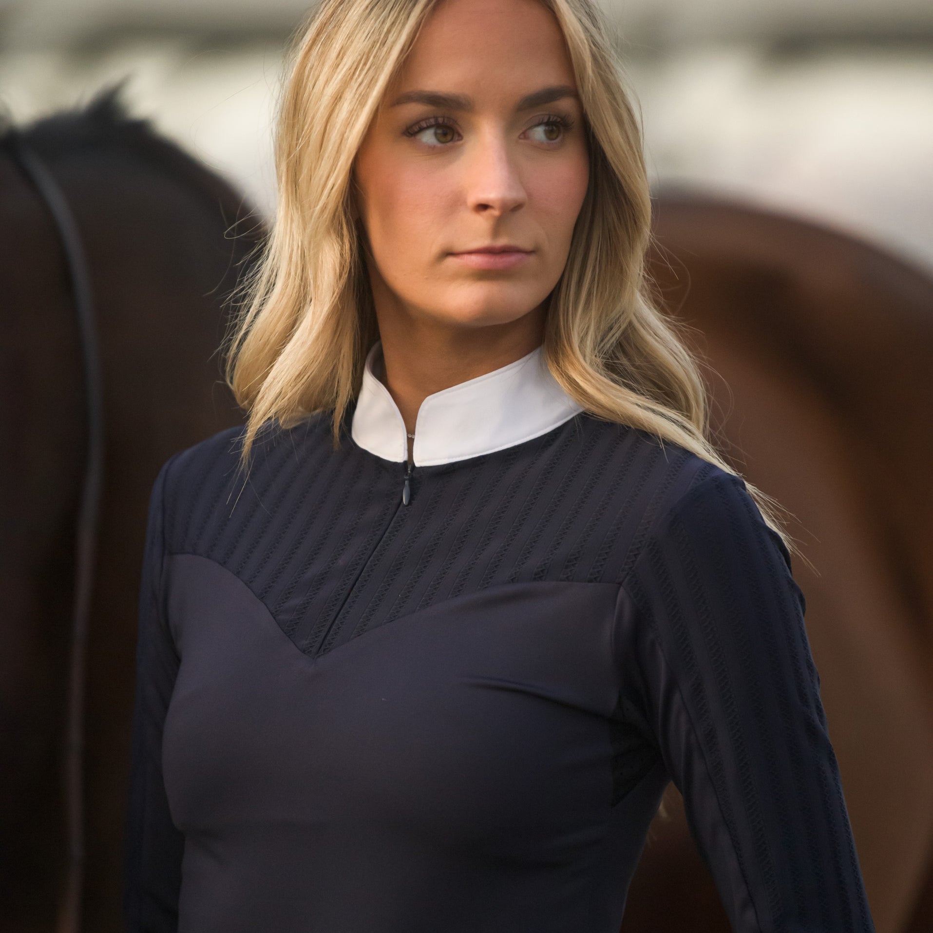 LOLLY Long Sleeve Show Shirt - BellEq™ Equestrian Apparel
