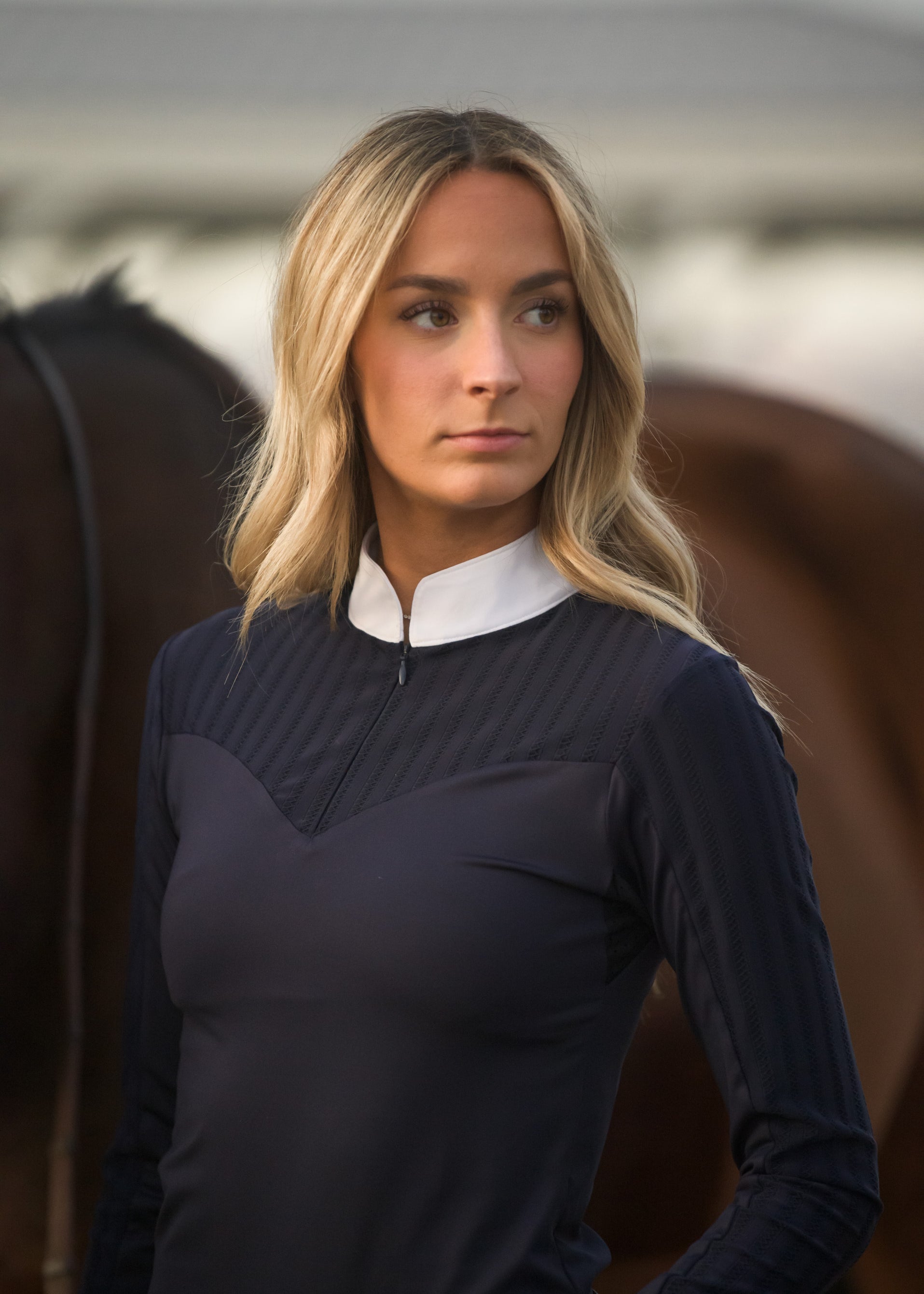 LOLLY Long Sleeve Show Shirt - BellEq™ Equestrian Apparel