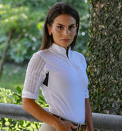 LOLLY Short Sleeve Show Shirt for Women - BellEq™ Equestrian Apparel