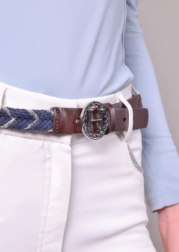 Bloome Womens Faux Leather Belt